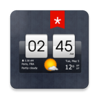 Sense flip clock & weather (ad-free) icon