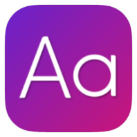 Fonts Aa icon