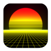 Retrowave LWP icon