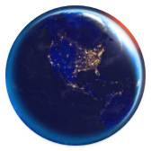 3D Earth&Moon icon