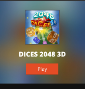 Dices 2048 3D icon