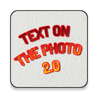 Text on the photo 2.0 icon