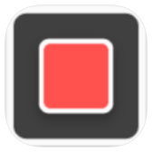 Flat Dark Square icon