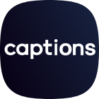 Captions icon