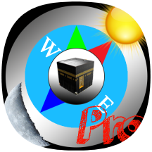 Qibla & prayer times icon