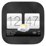 Sense V2 flip clock icon