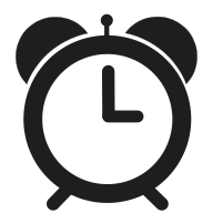 Alarm and pill reminder icon