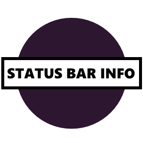 Status Bar Info icon