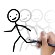 Stickman: Draw animation icon