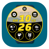 Real Weather Watch Face (by HuskyDEV) icon