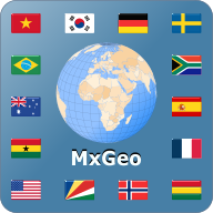 World atlas and world map MxGeo Pro icon