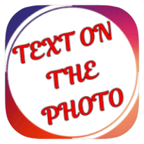 Text on the photo icon