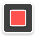 Flat Dark Square icon