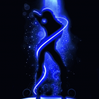 DANCING GIRL LIVE WALLPAPER LW icon