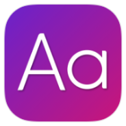 Fonts Aa icon