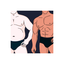 Lose weight for men icon