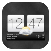 Sense V2 flip clock icon