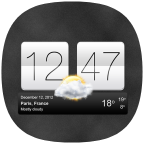 Sense V2 flip clock icon