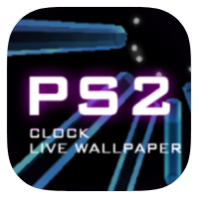 PS2 Clock Live Wallpaper icon