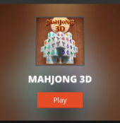 Mahjong 3D icon