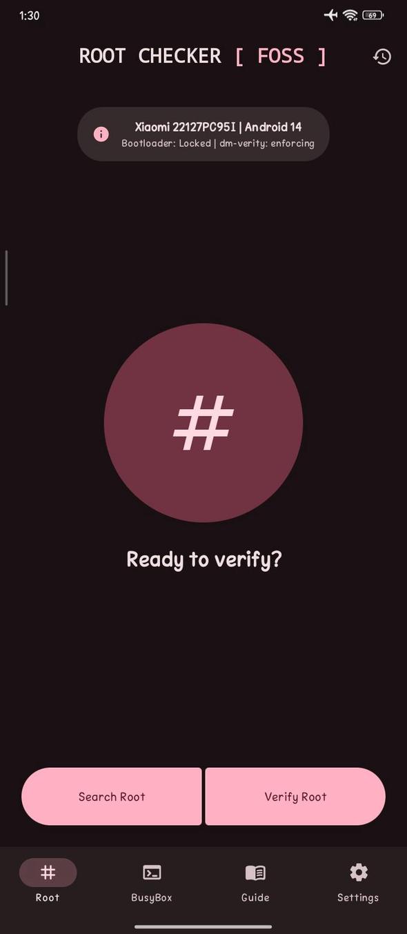 Root Checker screenshot 1