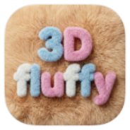 Fluffy 3D icon