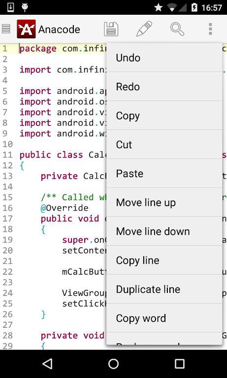 Anacode screenshot 2