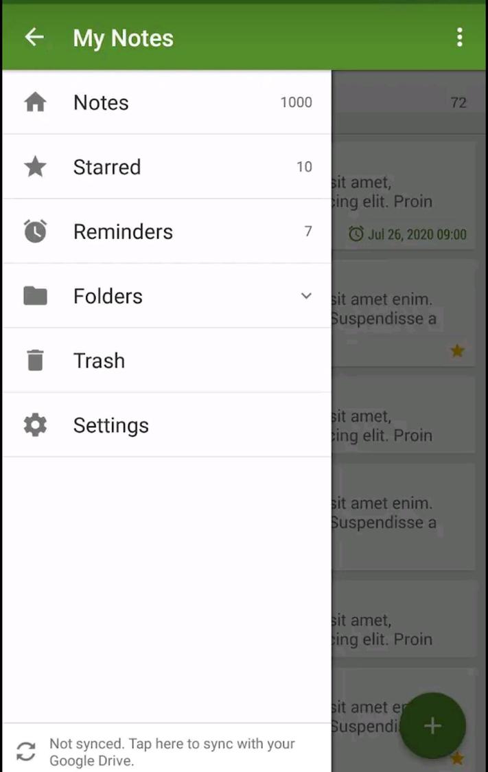 My Notes screenshot 1