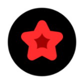 OneUI 4 Black Round icon
