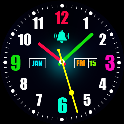 Neon Night Clock icon