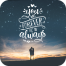 Text on photo icon