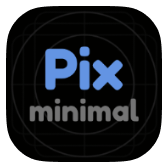 Pix Minimal Black/White icon
