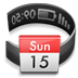 Calendar in Status bar icon