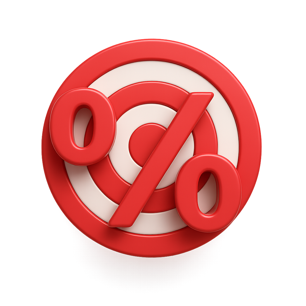 টার্গেটের পার্সেন্টেজ icon