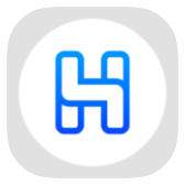 Horux White Round icon