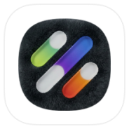 Dark fluffy Glass icon