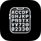 Character counter icon