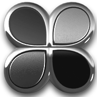 Glasblacksilver Icon Pack icon