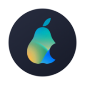 iPear Black Round icon