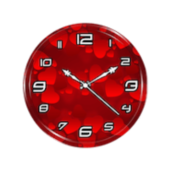 Red Clock Live Wallpaper icon