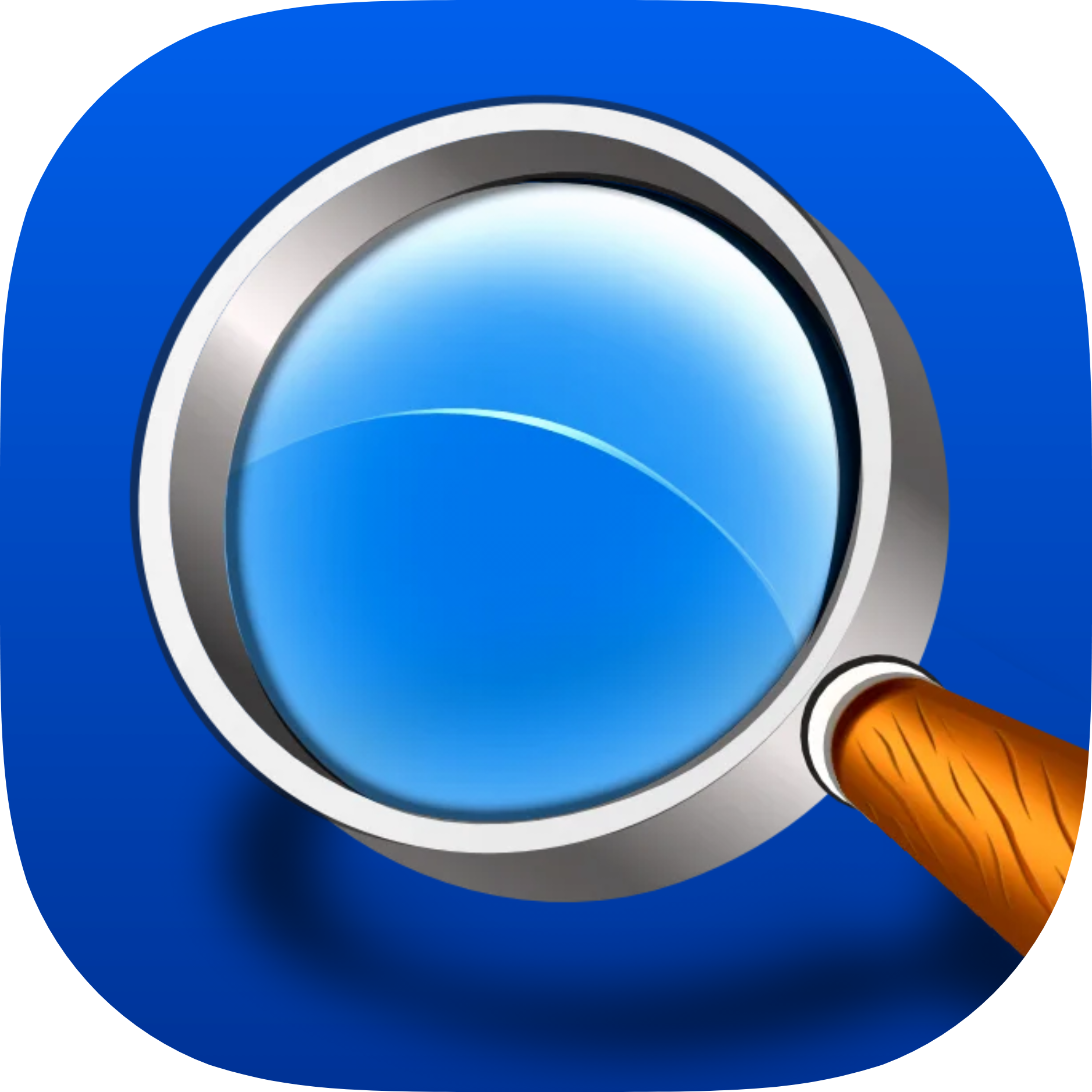 Magnifying Glass + Flashlight icon