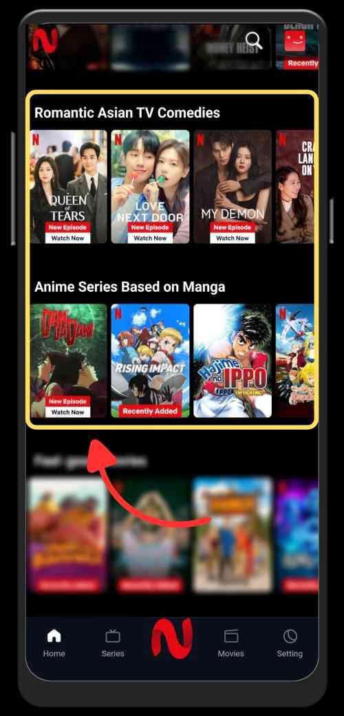 Netflix screenshot 1