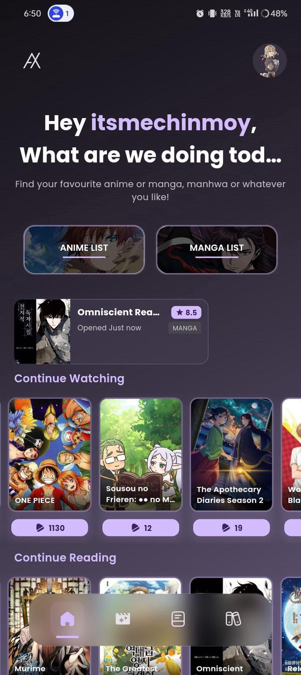 AnymeX screenshot 1