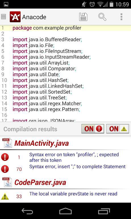 Anacode screenshot 4