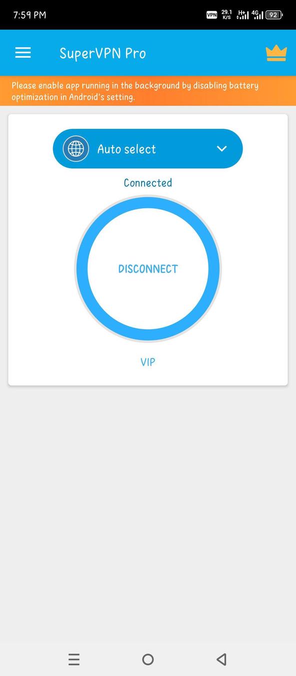 SuperVPN Pro screenshot 1