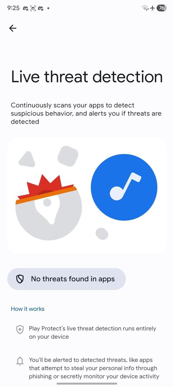 Google Play Protect Service screenshot 1