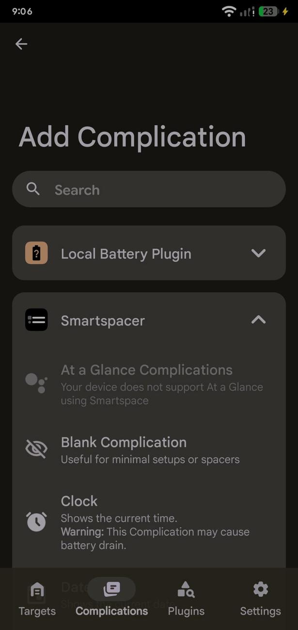 Smartspacer screenshot 2