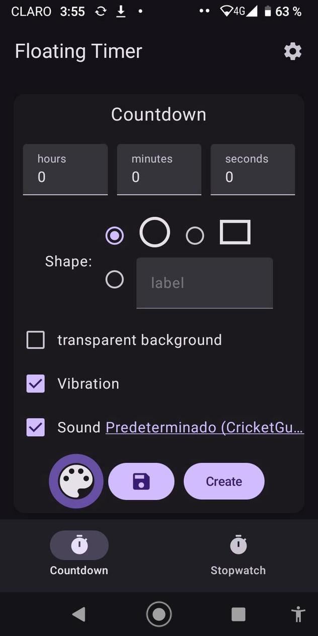 Floating Timer screenshot 1
