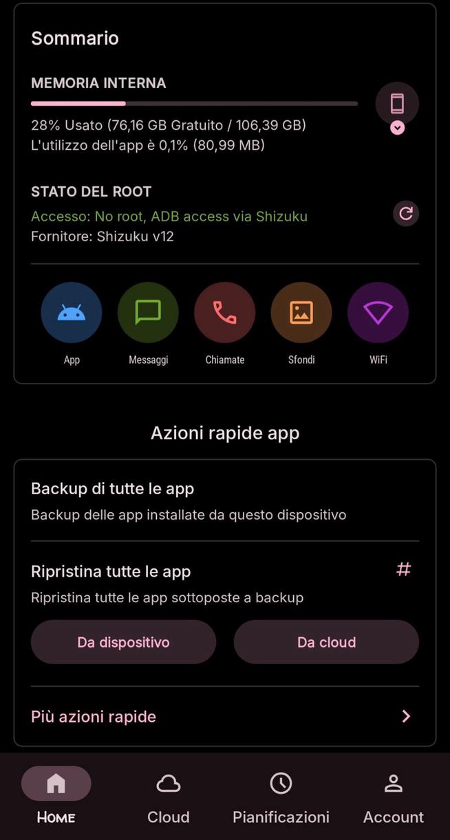 Swift Backup screenshot 1