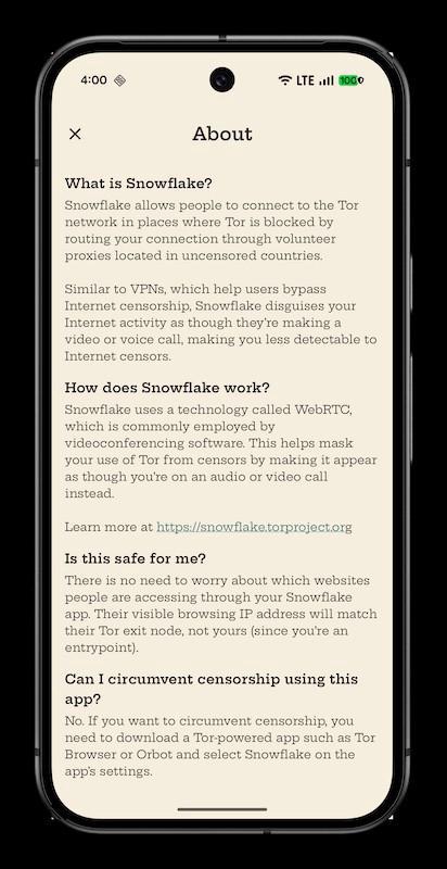 Snowflake screenshot 2